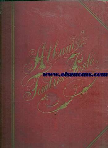 Album illustre de Timbres Postes Internacional. avec texte en 3 langues contenant 7800 cases pour les timbres, illustre de 3837 reproduction de timbres...