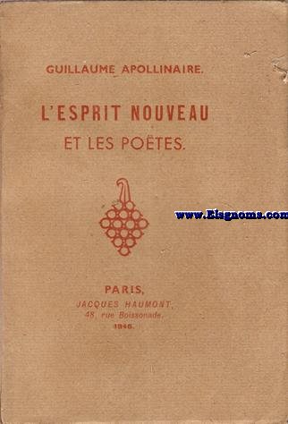 L'esprit nouveau et les poetes.