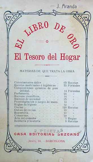 El Libro de Oro  el tesoro del hogar.