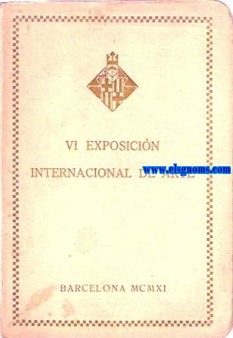 Ayuntamiento de Barcelona. VI Exposicin Internacional de Arte.Catlogo ilustrado.
