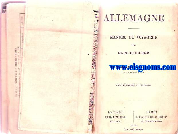 Allemagne.Manuel du voyageur.