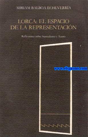Lorca:El espacio de la representacin.Reflexiones sobre surrealismo y teatro.