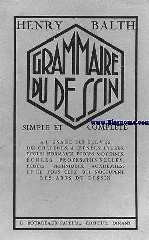 Grammaire du dessin simple et complte.