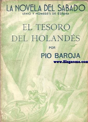 El tesoro del holands. La novela del sbado. Portada de Saenz de Tejada.