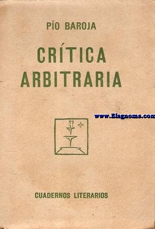 Crtica arbitraria.
