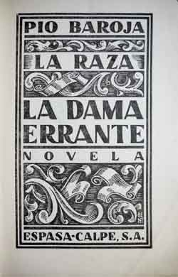 La dama errante. Novela.