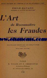 L'Art de reconnatre la cramique Franaise et trangre, terre-cuite, faence,porcelaine,grs,etc.Avec les Marques et Monogrammes.