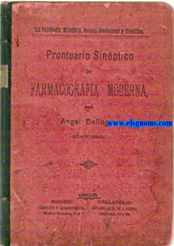 Prontuario sinptico de farmacologa moderna.