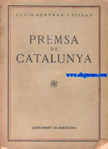 Premsa de Catalunya.