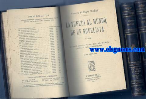 La Vuelta al mundo de un novelista.