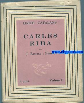 Carles Riba.