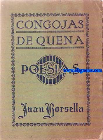 Congojas de Quena. Poesas.