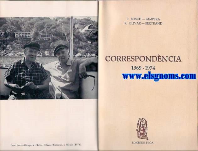 Correspondncia (1969-1974).