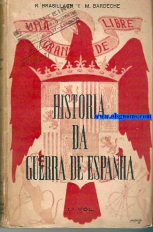 Historia da Guerra de Espanha.