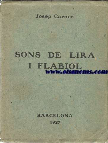 Sons de Lira i Flabiol.Publicat amb motiu de la III Sessi d'