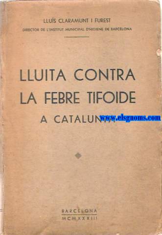 Lluita contra la febre tifoide a Catalunya.