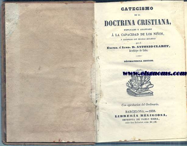 Catecismo de la doctrina cristiana explicado y adaptado  la capacidad de los nios.