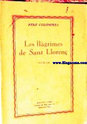 Les llgrimes de Sant Lloren. Novel.la.