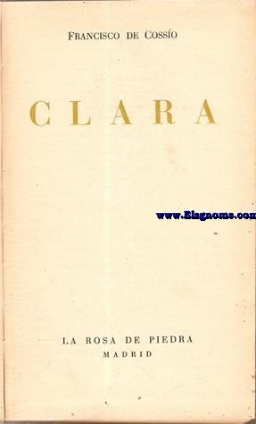 Clara. Ilustrado por Mallol Suazo.