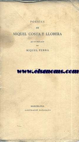 Poeses.Ab un prlech de Miquel Ferr.