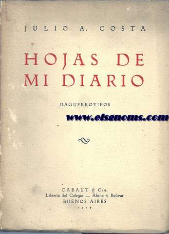 Hojas de mi diario (Daguerrotipos).