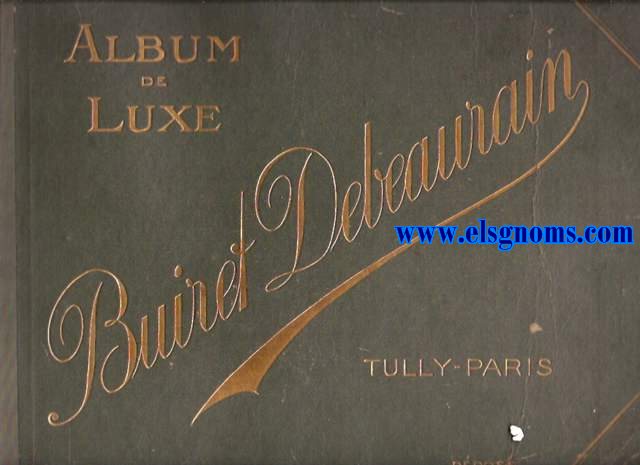 Couvrerie de Luxe et Serrurerie Artistique Buiret Debeaurain. Tully (Somme) Maison de vente a Paris 98 et 100 Bould. Richard Lenoir (Album de Luxe) . Catlogo.