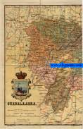 Mapa de la Provincia de Guadalajara.