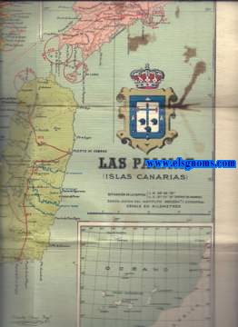Mapa de la Provincia de Las Palmas (Gran Canaria).