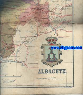 Mapa de la Provincia de Albacete.
