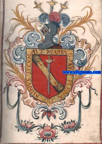 D.Pedro de Carmona y Moya vezino de esta Ciudad de Xerez, la Frontera en nombre de D Manuela de Aino Rendon Vesina de la Villa de Puerto Real, Viuda de Dn.Pedro Alias Guerrero, legitima administradora de las personas y bienes de sus dos hijas de estado honesto D Joaquina y D Rita Alias Guerrero, Aino y Rendon, de qu en en el Juzgado de V. tengo presentada copia de poder asistido... consta una informacin hecha porante la Justicia de la Ciudad de Medina Sidonia de la limpieza,y nobleza de las referidas...