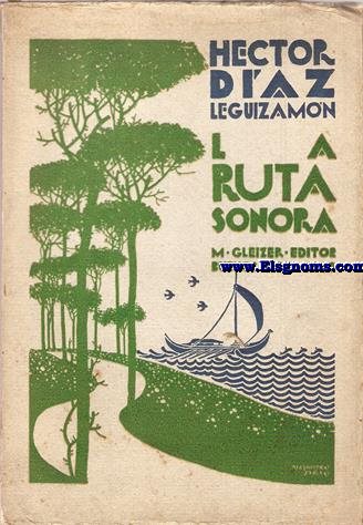 La ruta sonora. Portada de Sirio.