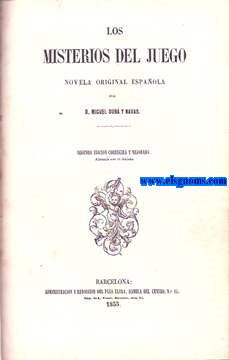 Los misterios del juego. Novela.