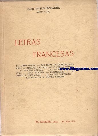 Letras francesas.