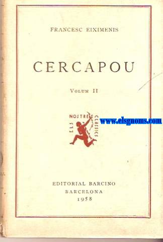 Cercapou.A cura de G.E.Sansone. Professor de la Universitat de Bari.