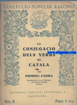La conjugaci dels verbs en catal.