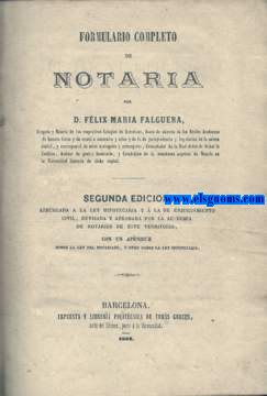 Formulario completo de Notara.
