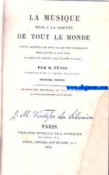 La Musique mise a la porte de tout le monde. Expos succint de tous ce qui est ncessaire pour juger de cet art, et pour en parler sans l'avoir etudi.