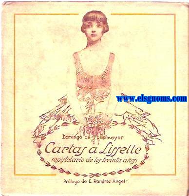 Cartas a Lissette (Epistolario de los aos treinta) Prlogo de E.Ramrez Angel.