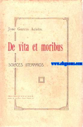 De vita et moribus (Solaces literarios).