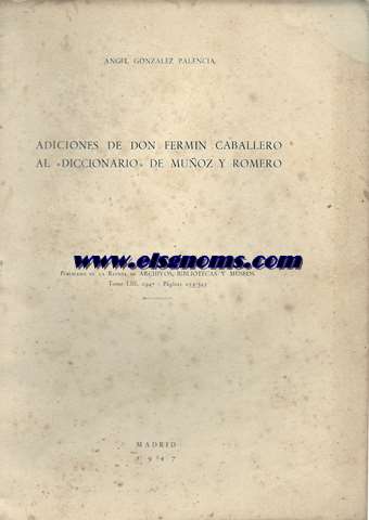 Adiciones de Don Fermn Caballero al 