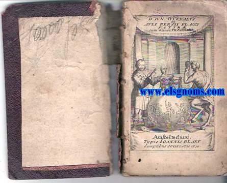 D.Iun. Iuvenalis et Auli Persii Flacci. Satyr.Cum annot. Th.Farnabii.