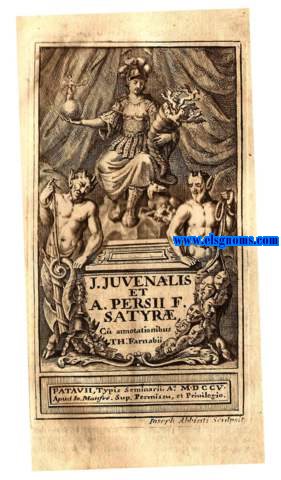 J.Juvenalis et A.Persii F. Satyr.C annotationibus Th.Farnabii.