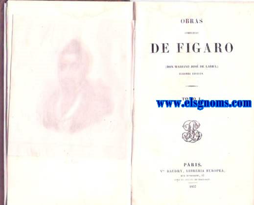 Obras completas de Fgaro. Segunda edicin.