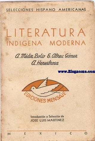 Literatura indigena moderna.