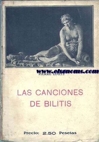 Las canciones de Bilitis.