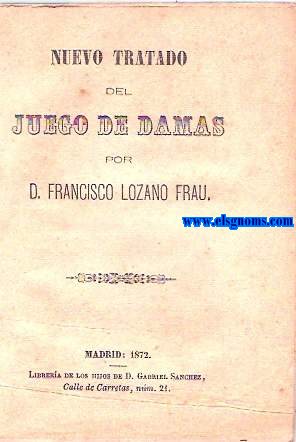 Nuevo tratado del juego de damas.