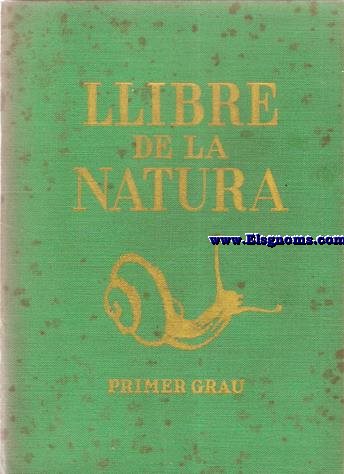 Llibre de la natura.Primer grau.