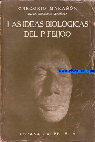 Las ideas biolgicas del P.Feijoo.