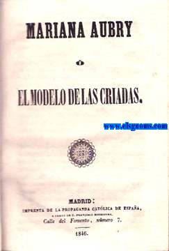 Mariana Aubry  El modelo de las criadas.