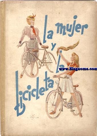 La mujer y la bicicleta.